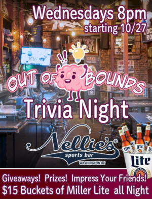 Wednesday Night Trivia in DC - Nellie's Sports Bar