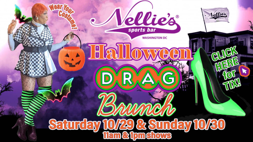 Halloween Drag Brunch Nellie's Sports Bar